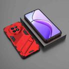 For Realme 12 5G Global Punk Armor 2 in 1 PC + TPU Phone Case with Holder(Red) - 2