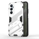 For Realme C65 4G Global Punk Armor 2 in 1 PC + TPU Phone Case with Holder(White) - 1