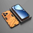 For Realme C63 4G Global Punk Armor 2 in 1 PC + TPU Phone Case with Holder(Orange) - 2