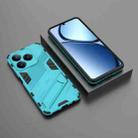 For Realme C63 4G Global Punk Armor 2 in 1 PC + TPU Phone Case with Holder(Blue) - 2