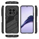 For Realme 13 Pro 5G Global Punk Armor 2 in 1 PC + TPU Phone Case with Holder(Black) - 3