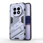 For Realme 13 Pro 5G Global Punk Armor 2 in 1 PC + TPU Phone Case with Holder(Grey) - 1