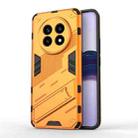 For Realme 13 Pro 5G Global Punk Armor 2 in 1 PC + TPU Phone Case with Holder(Orange) - 1