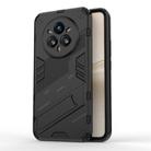 For Realme 14 Pro+ 5G Punk Armor 2 in 1 PC + TPU Phone Case with Holder(Black) - 1