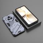 For Realme 14 Pro+ 5G Punk Armor 2 in 1 PC + TPU Phone Case with Holder(Grey) - 2