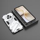 For Realme 14 Pro+ 5G Punk Armor 2 in 1 PC + TPU Phone Case with Holder(White) - 2