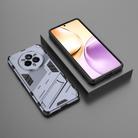 For Realme 14 Pro 5G Global Punk Armor 2 in 1 PC + TPU Phone Case with Holder(Grey) - 2