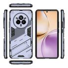For Realme 14 Pro 5G Global Punk Armor 2 in 1 PC + TPU Phone Case with Holder(Grey) - 3