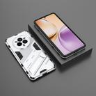 For Realme 14 Pro 5G Global Punk Armor 2 in 1 PC + TPU Phone Case with Holder(White) - 2