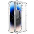 For iPhone 15 Pro imak Shockproof Airbag TPU Phone Case(Transparent) - 1