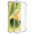 For iPhone 15 Plus imak Shockproof Airbag TPU Phone Case(Transparent) - 1