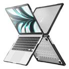 For MacBook Air 13.6 inch A2681 2022 Translucent Laptop Protective Case(Transparent) - 1