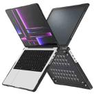 For MacBook Pro 14.2 inch 2023 / 2021 Dot Translucent Laptop Protective Case(Transparent Black) - 1