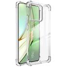 For Motorola Edge 40 5G imak Shockproof Airbag TPU Phone Case(Transparent) - 1