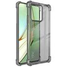 For Motorola Edge 40 5G imak Shockproof Airbag TPU Phone Case(Transparent Black) - 1