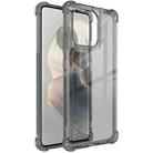 For Motorola Edge 50 Pro imak Shockproof Airbag TPU Phone Case(Transparent Black) - 1