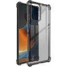 For Motorola Edge 50 Fusion 5G imak Shockproof Airbag TPU Phone Case(Transparent Black) - 1