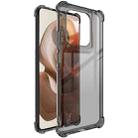 For Motorola Edge 50 Ultra 5G imak Shockproof Airbag TPU Phone Case(Transparent Black) - 1