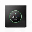 BHT-7000-GALW 95-240V AC 3A Smart Knob Water Heating Thermostat with Internal Sensor & WiFi Connection(Black) - 1
