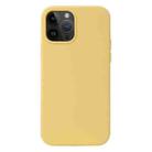 For iPhone 15 Pro Max Liquid Silicone Phone Case(Yellow) - 1