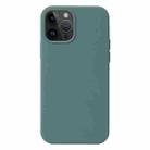 For iPhone 15 Pro Max Liquid Silicone Phone Case(Pine Needle Green) - 1