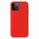 For iPhone 15 Pro Max Liquid Silicone Phone Case(Red) - 1