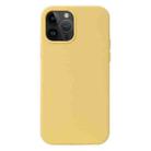 For iPhone 15 Pro Liquid Silicone Phone Case(Yellow) - 1