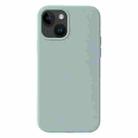 For iPhone 15 Plus Liquid Silicone Phone Case(Emerald Green) - 1