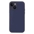 For iPhone 15 Plus Liquid Silicone Phone Case(Midnight Blue) - 1