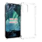 For Nokia G21 Shockproof Non-slip Thickening TPU Phone Case(Transparent) - 1