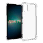 For Sony Xperia 5 VI Shockproof Non-slip Thickening TPU Phone Case(Transparent) - 1