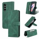 For Samsung Galaxy Z Fold6 5G AZNS Dream II Skin Feel PU+TPU Horizontal Flip PU Phone Case(Green) - 1