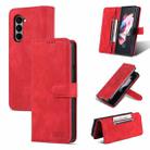 For Samsung Galaxy Z Fold6 5G AZNS Dream II Skin Feel PU+TPU Horizontal Flip PU Phone Case(Red) - 1