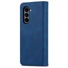 For Samsung Galaxy Z Fold6 5G AZNS Dream II Skin Feel PU+TPU Horizontal Flip PU Phone Case(Blue) - 3