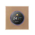 BHT-7000-GCLZB 240V AC 3A Smart Knob Thermostat Dry Junction Controller with Zigbee(Gold) - 1
