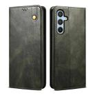 For Samsung Galaxy F34 5G Oil Wax Crazy Horse Texture Leather Phone Case(Green) - 1