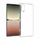 For Sony Xperia 5 V Waterproof Texture TPU Phone Case(Transparent) - 1