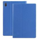 For BDF P30 WMC0810 / WMC0627 Cloth Texture Leather Tablet Case with Holder(Blue) - 1
