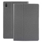 For BDF P30 WMC0810 / WMC0627 Cloth Texture Leather Tablet Case with Holder(Grey) - 1