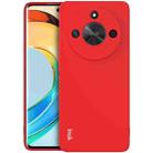 For Honor X50 5G imak UC-4 Series Straight Edge TPU Phone Case(Red) - 1