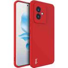 For Honor 100 imak UC-4 Series Straight Edge TPU Phone Case(Red) - 1