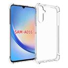 For Samsung Galaxy A05s Shockproof Non-slip Thickening TPU Phone Case(Transparent) - 1