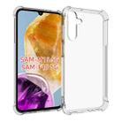 For Samsung Galaxy M15 / F15 5G Shockproof Non-slip Thickening TPU Phone Case(Transparent) - 1