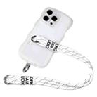 imak Short Style Phone Anti-Lost Lanyard(White) - 1