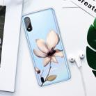 For Samsung Galaxy A01 Coloured Drawing Pattern Highly Transparent TPU Protective Case(Lotus) - 2