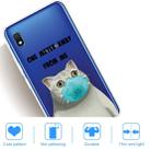 For Samsung Galaxy A10 Coloured Drawing Pattern Highly Transparent TPU Protective Case(Mask Cat) - 5