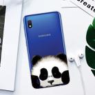 For Samsung Galaxy A10 Coloured Drawing Pattern Highly Transparent TPU Protective Case(Panda) - 2