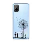 For Samsung Galaxy A71 Coloured Drawing Pattern Highly Transparent TPU Protective Case(Dandelion) - 1