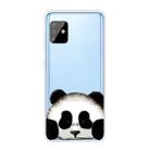 For Samsung Galaxy A81 / Note 10 Lite Coloured Drawing Pattern Highly Transparent TPU Protective Case(Panda) - 1