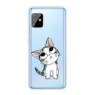 For Samsung Galaxy A81 / Note 10 Lite Coloured Drawing Pattern Highly Transparent TPU Protective Case(Cat) - 1